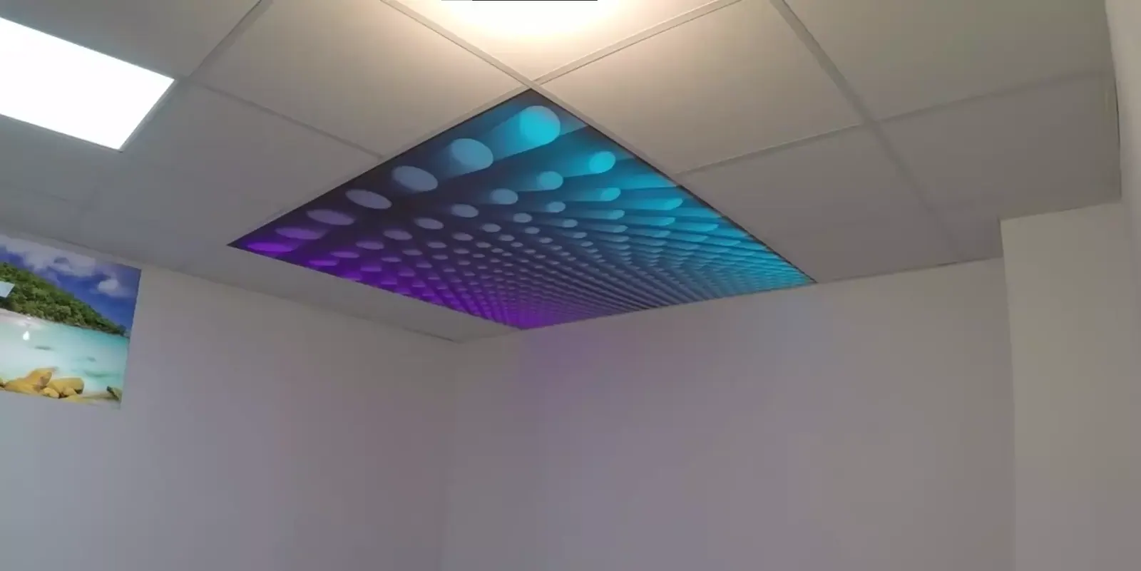 3D натяжной потолок для офиса — Коломна, улица Октябрьской революции, 318а ст2, фото 1